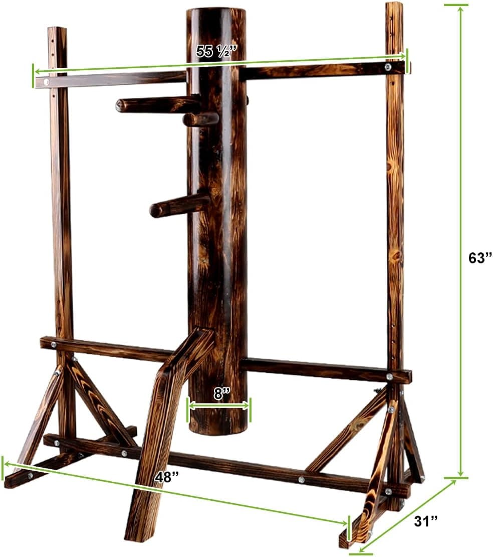 Eclipse Martial Art Supplies sporting goods Wood Wing Chun Adjustable Frame Target Training Dummy