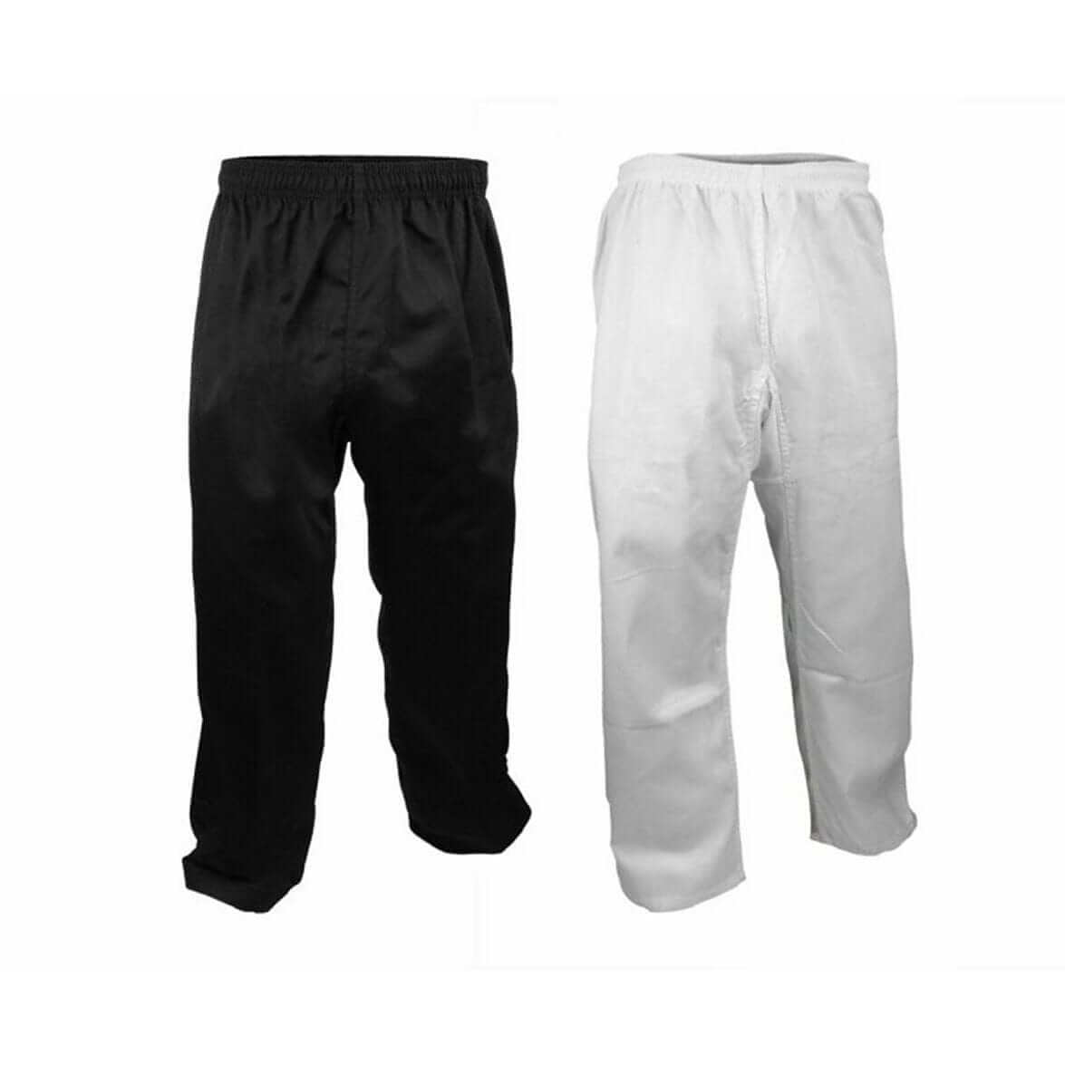 ProForce sporting goods ProForce Gladiator 6 oz Karate Pants 55/45 Blend black or white