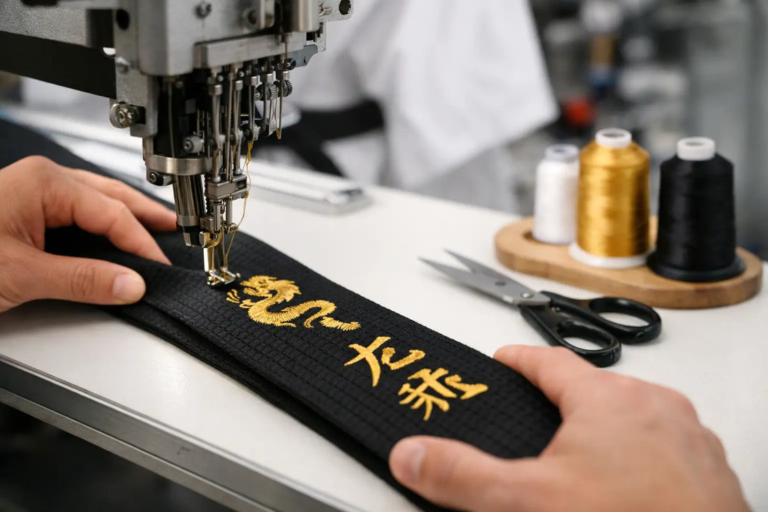 Custom Black Belt Embroidery Guide for Martial Artists