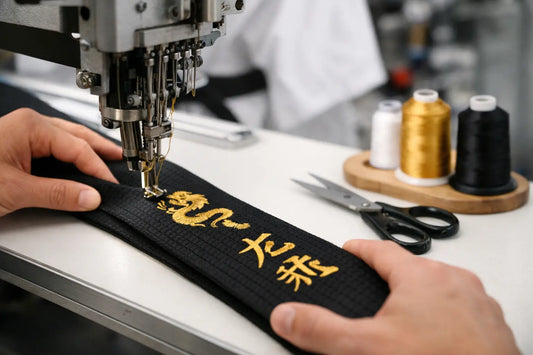 Custom Black Belt Embroidery Guide for Martial Artists