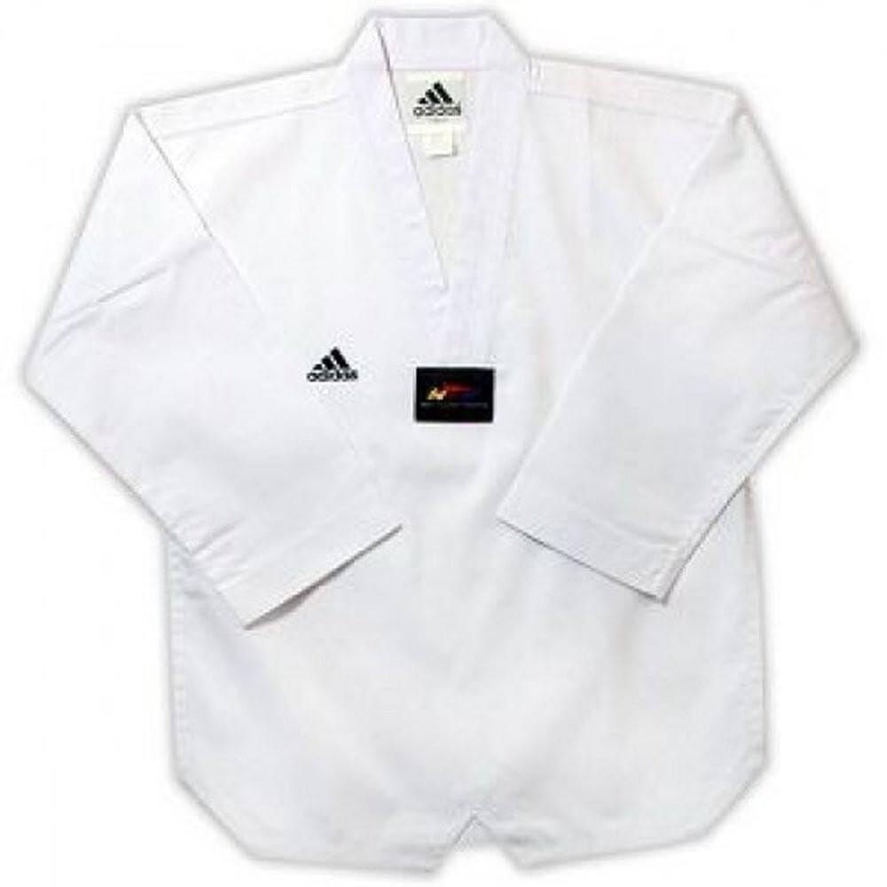 adidas sporting goods white / 000-ch XXS ADI-CLUB TAEKWONDO UNIFORM World Taekwondo Federation