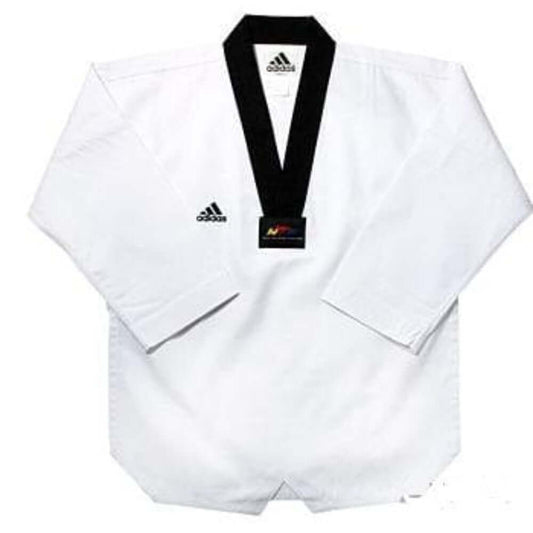 adidas sporting goods white/black / 000-ch XXS ADI-CLUB TAEKWONDO UNIFORM World Taekwondo Federation