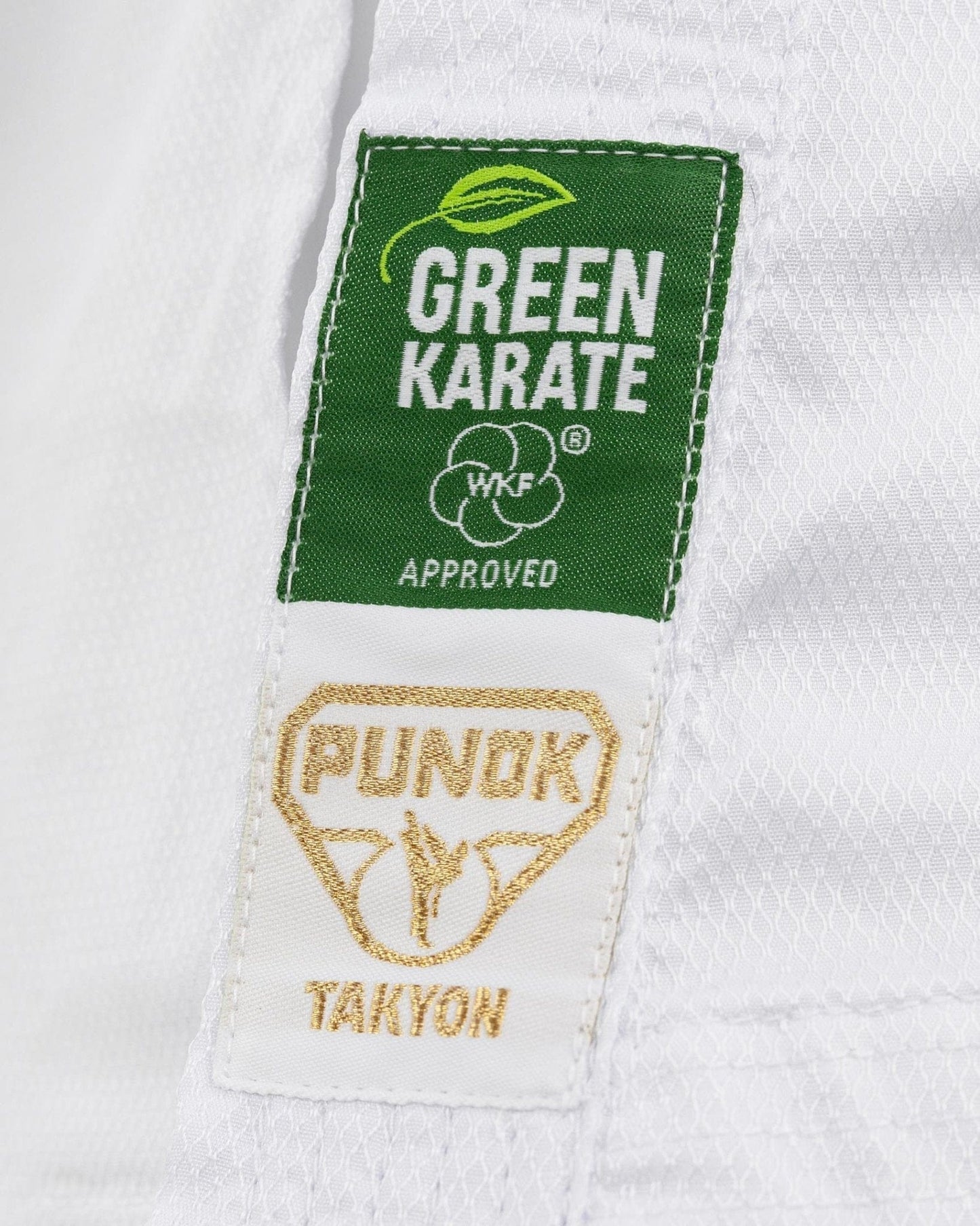 BlackBeltShop Sporting Goods Punok Takyon Gold Kumite Gi Set WKF approved