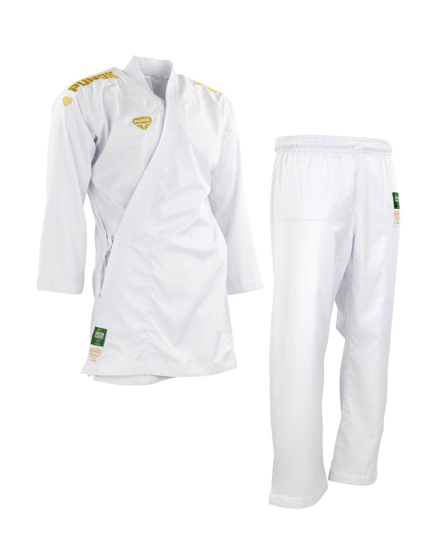 BlackBeltShop Sporting Goods Punok Takyon Gold Kumite Gi Set WKF approved