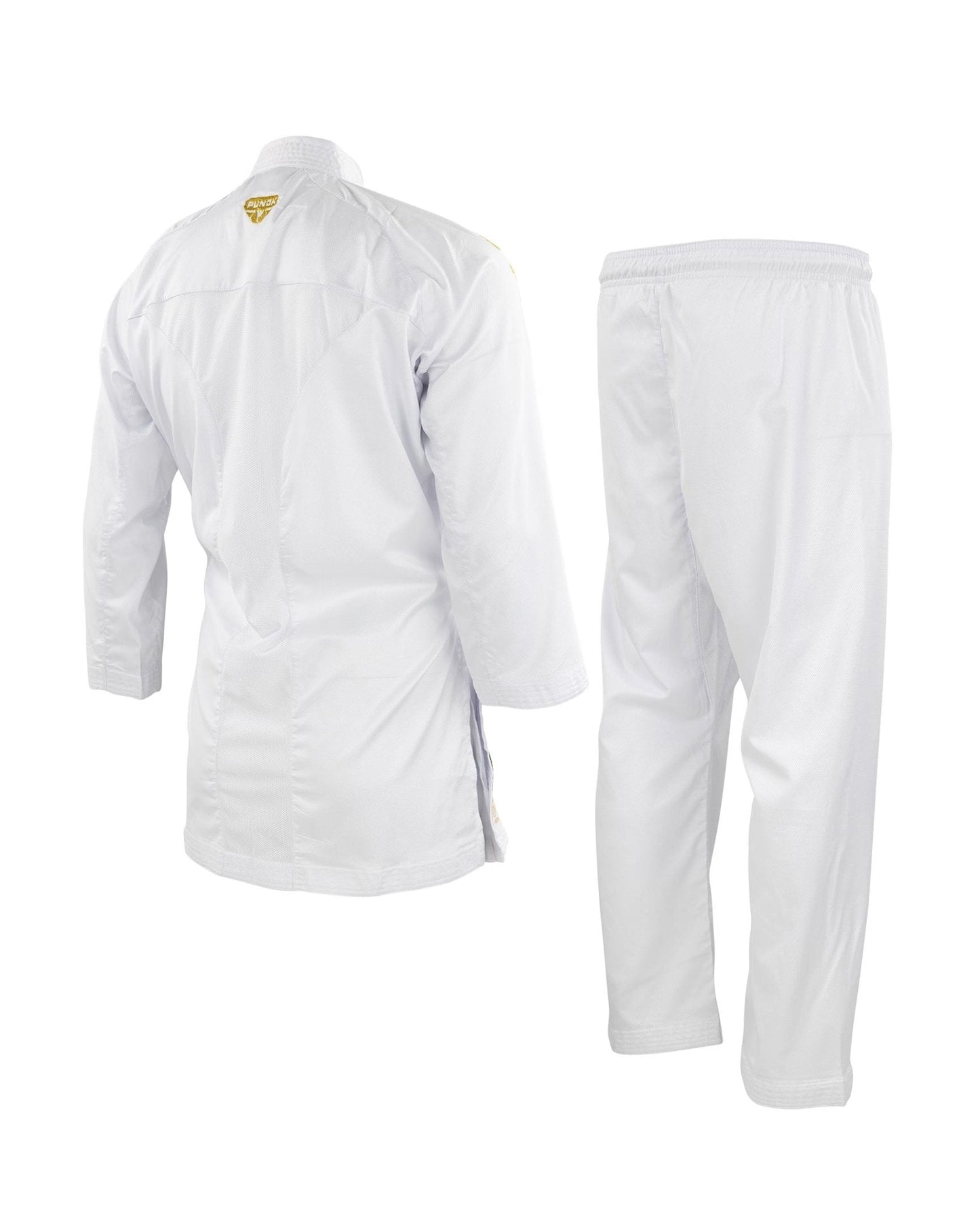 BlackBeltShop Sporting Goods Punok Takyon Gold Kumite Gi Set WKF approved