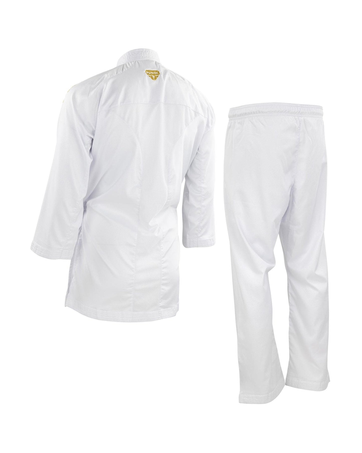 BlackBeltShop Sporting Goods Punok Takyon Gold Kumite Gi Set WKF approved