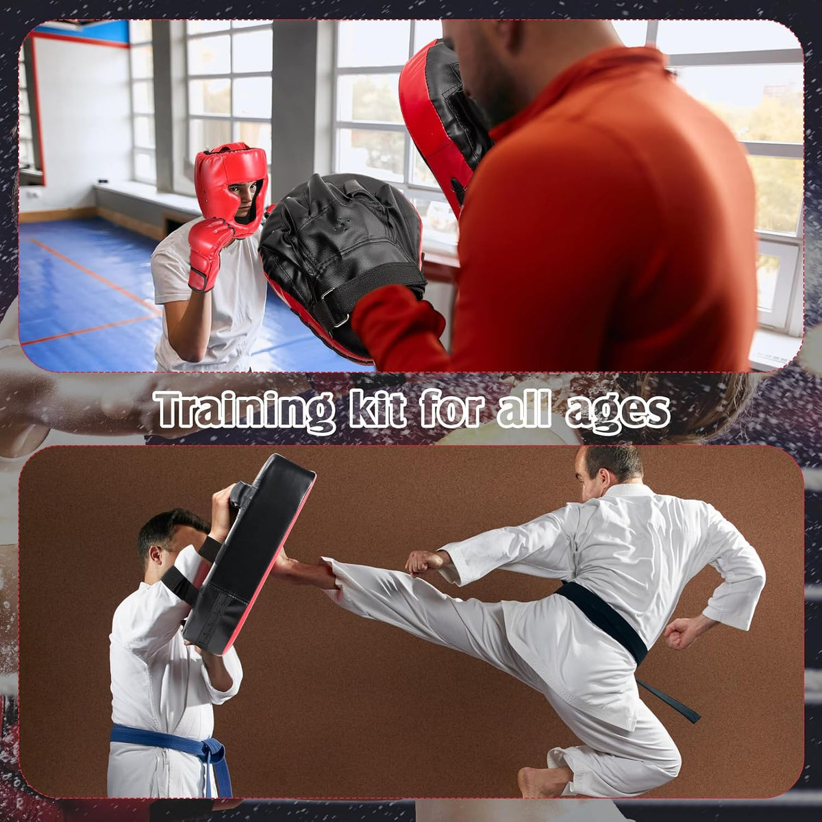 BlackBeltShop sporting goods 10 in 1 Taekwondo Kick Pad Boxing Training Equipment