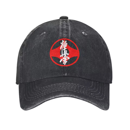 BlackBeltShop sporting goods adjustable / dark grey Kyokushin Fashion Baseball Cap Karate