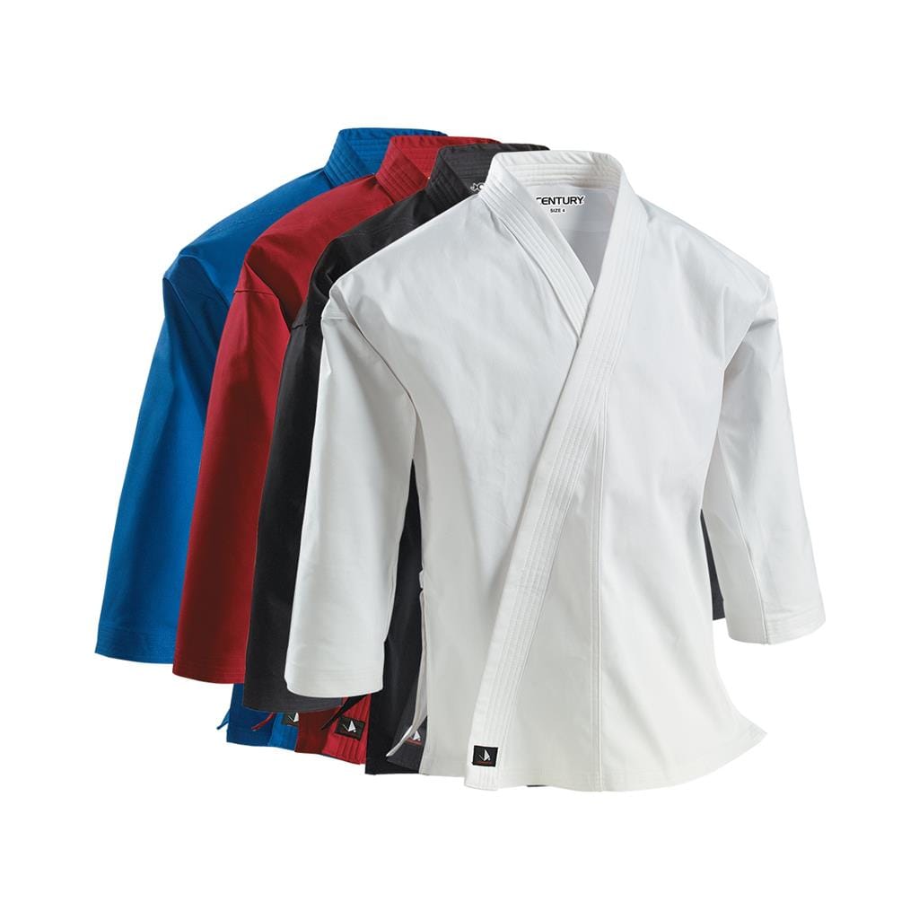 Century Karate Uniform 10 oz Middleweight Brushed Cotton Traditional Top Separate