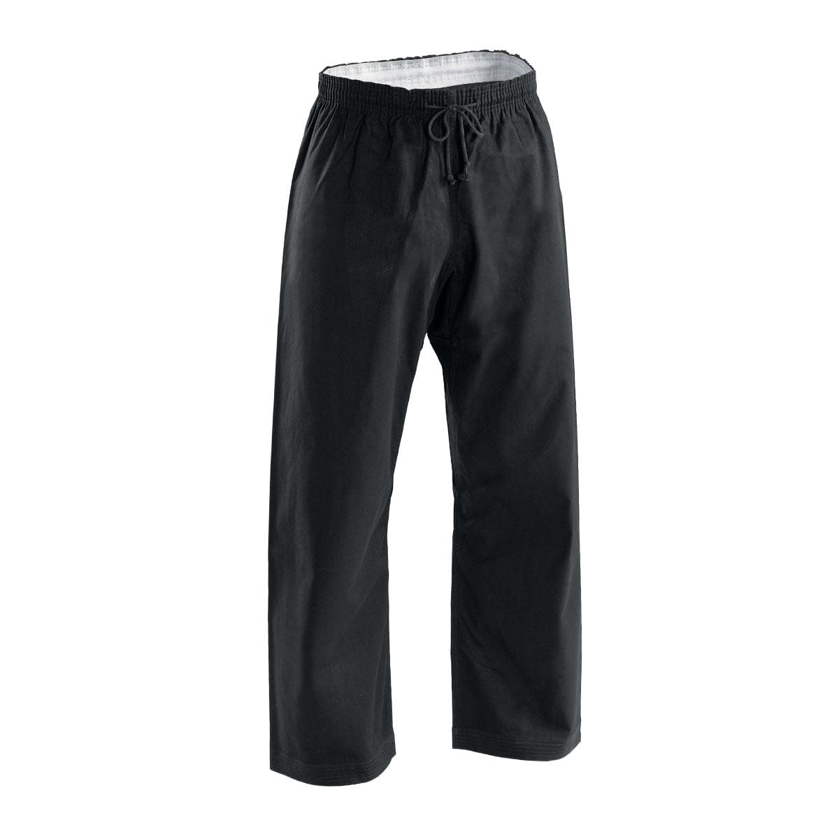 Century Karate Uniform black / 0 10 oz Middleweight Brushed Cotton Elastic Waist Pants Separate