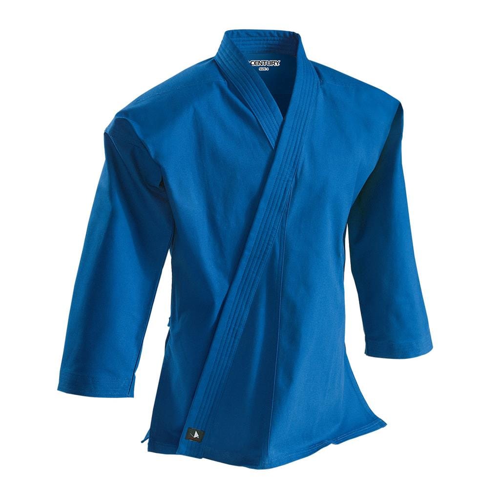 Century Karate Uniform blue / 0 10 oz Middleweight Brushed Cotton Traditional Top Separate