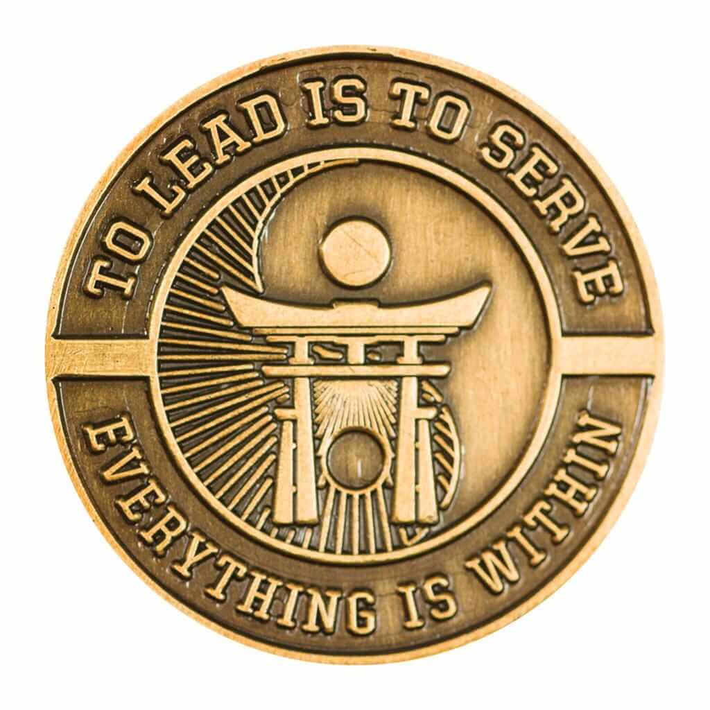 Century sporting goods BLACK BELT CHALLENGE COIN Karate gift