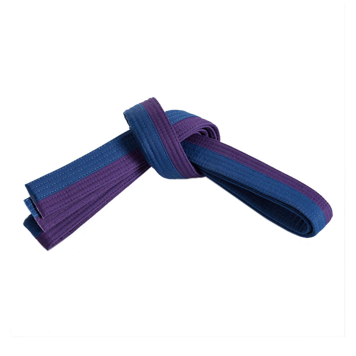 Century sporting goods blue/purple / 0 child small Double Wrap Two Tone Belt  karate martial arts