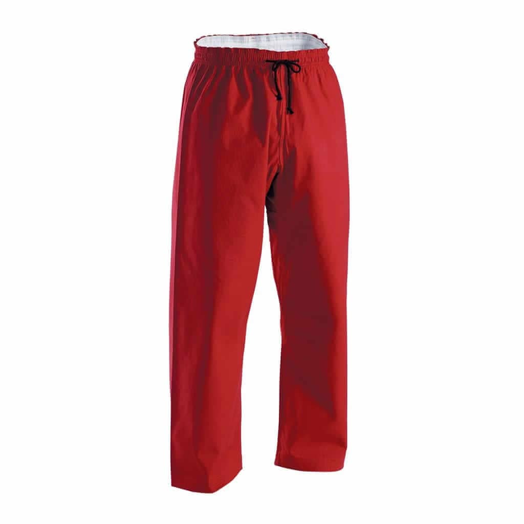 Century sporting goods red / 0 8 OZ. MIDDLEWEIGHT BRUSHED COTTON ELASTIC WAIST PANTS Karate