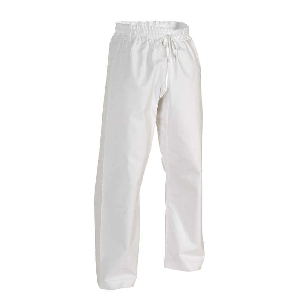 Century sporting goods white / 0 8 OZ. MIDDLEWEIGHT BRUSHED COTTON ELASTIC WAIST PANTS Karate