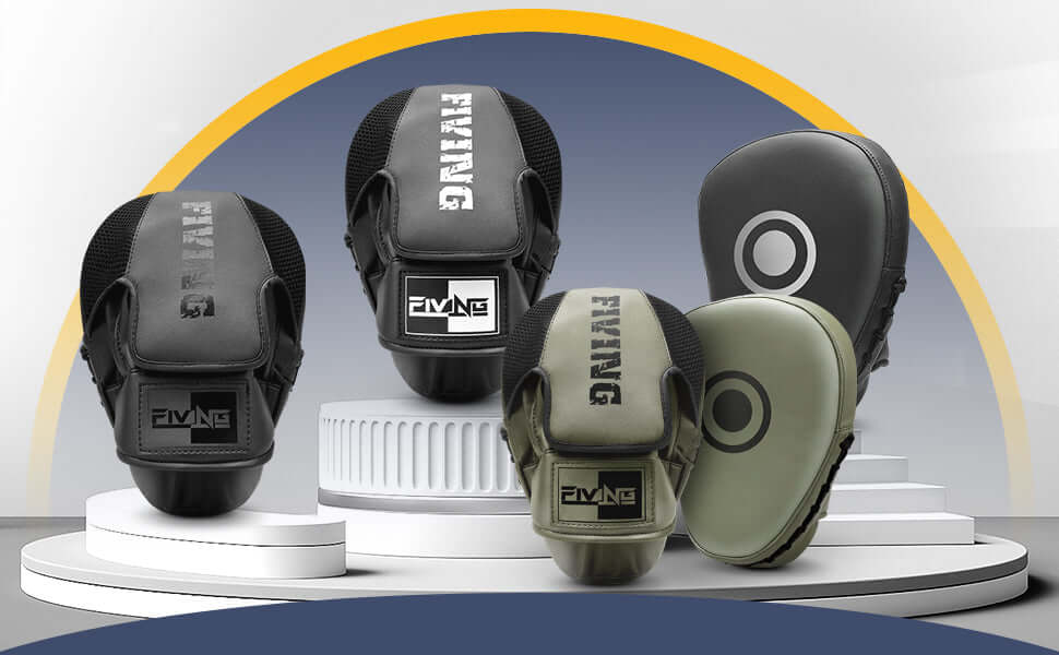 Eclipse Boxing Pads Curved Punch Mitts for Karate, Kickboxing Muay Thai Taekwondo