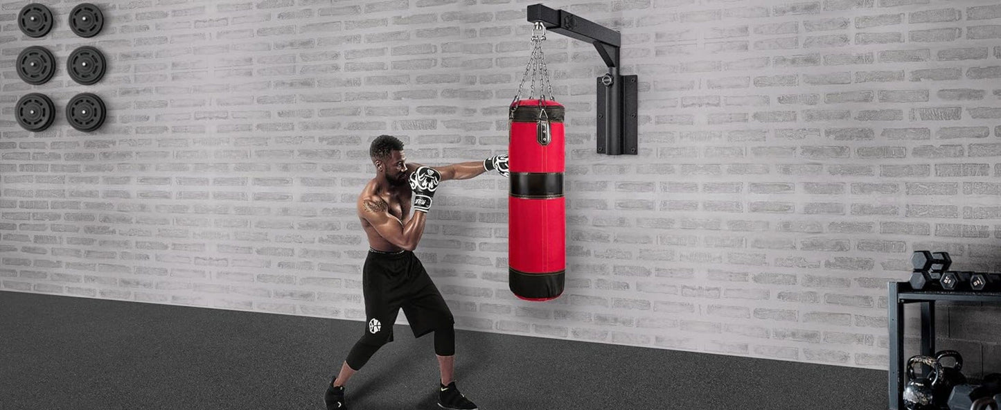 Eclipse Hangers Black / Wall Mount Wall Mount Heavy Bag Hanger, Heavy Duty Punching Bag Stand