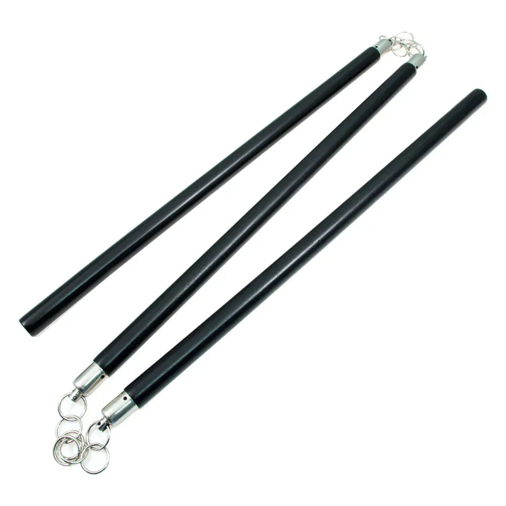 Eclipse Martial Art Supplies Sporting Goods 3 Sectional Staff Black Hardwood