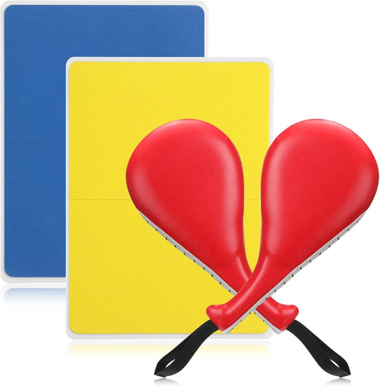 Eclipse Martial Art Supplies sporting goods 4 Pcs Taekwondo Training Set, 2 Rebreakable  Boards and 2 Kick Paddles