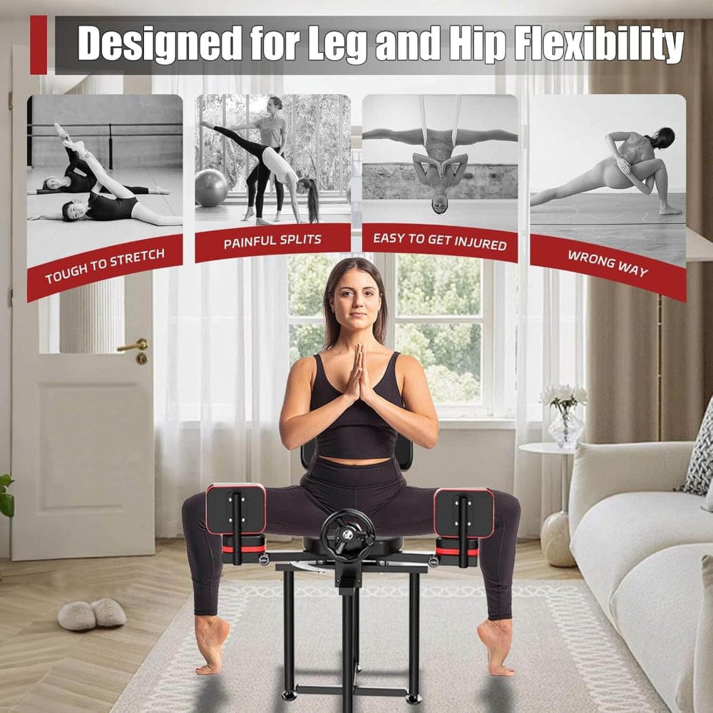 Eclipse Martial Art Supplies sporting goods Hip- Leg Stretcher Machine 300 lb capacity yoga karate dance