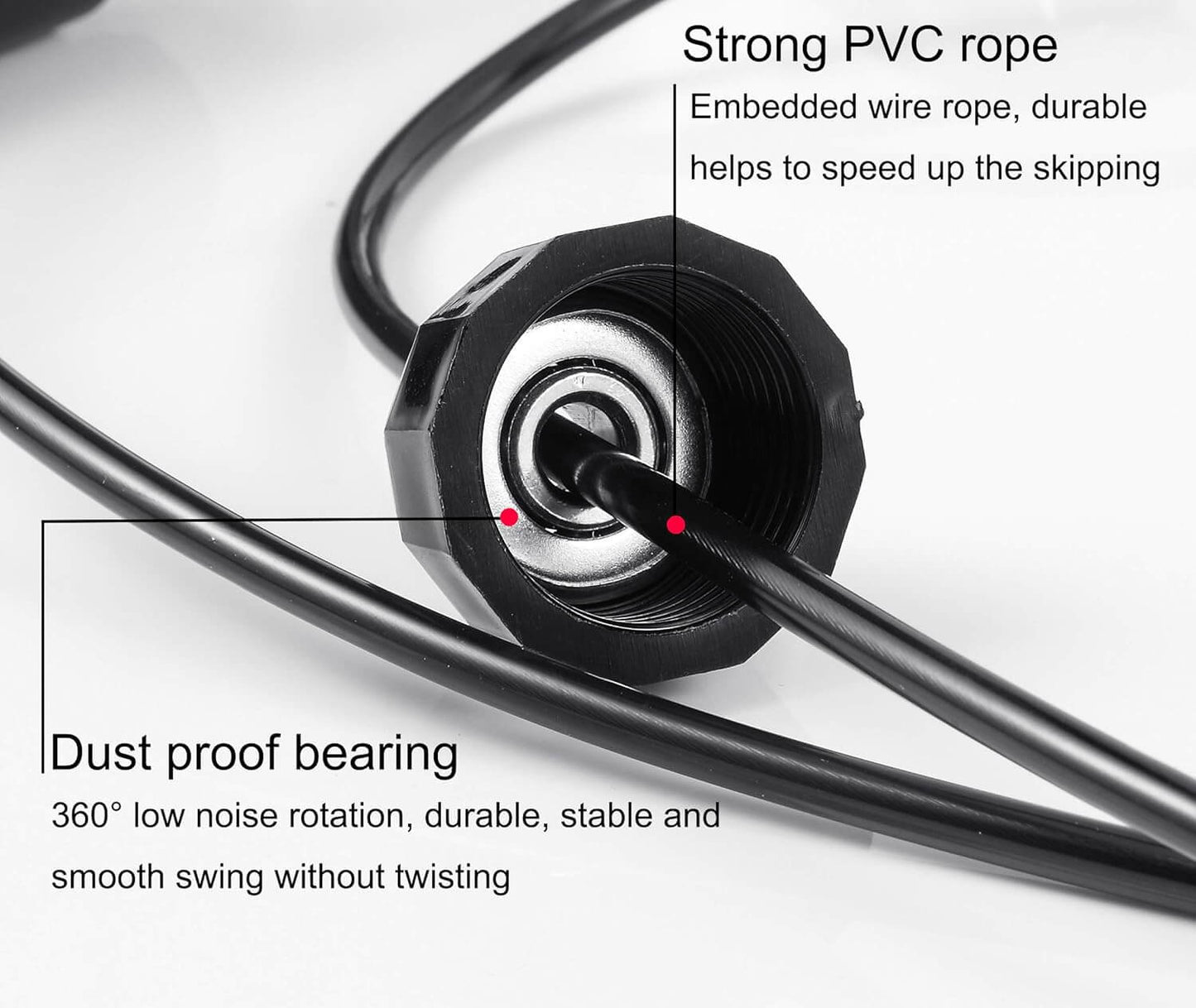 Eclipse Martial Art Supplies sporting goods Adjustable Length Jump Ropes up to 9 foot