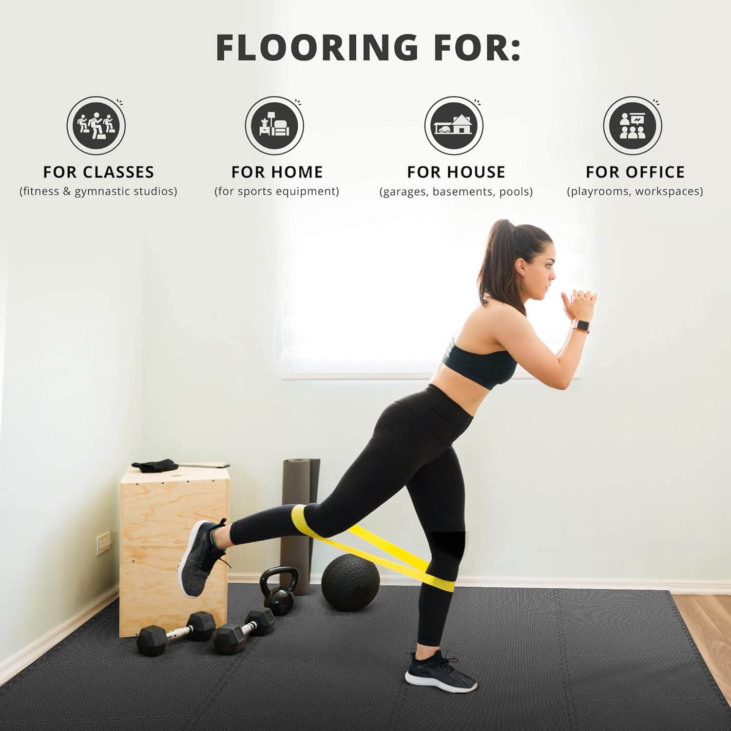 Eclipse Martial Art Supplies sporting goods Gym Flooring Set Interlocking EVA Soft Foam Floor Mat, 18 square feet