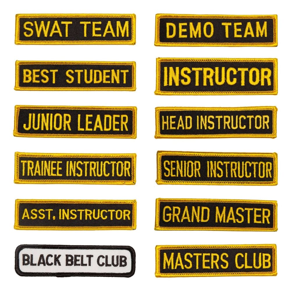 Eclipse Martial Art Supplies Sporting Goods Instructor Patches Martial Arts Karate
