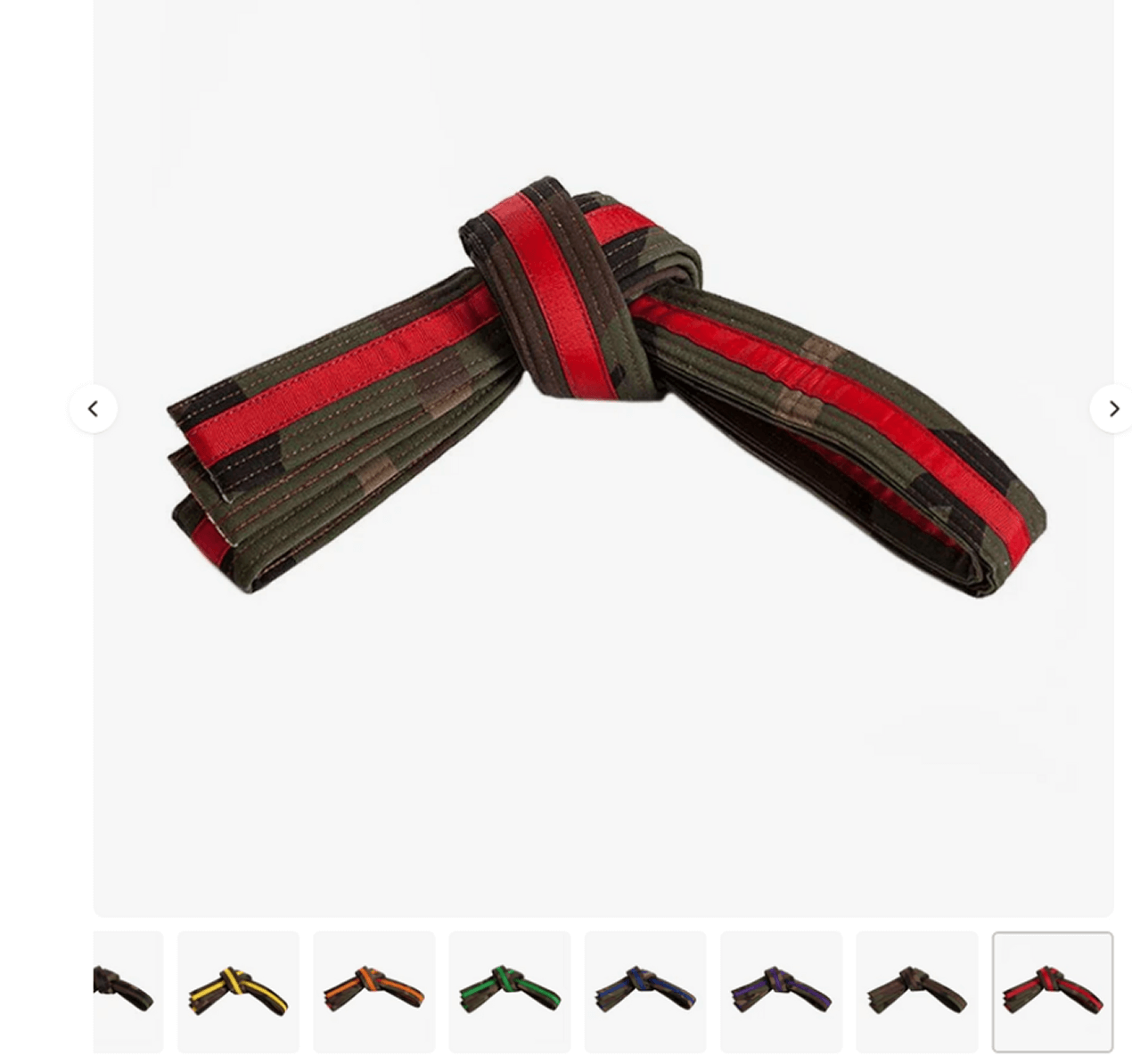 Eclipse Martial Art Supplies Sporting Goods Double Wrap Striped Camo Krav Maga Martial Arts Belt