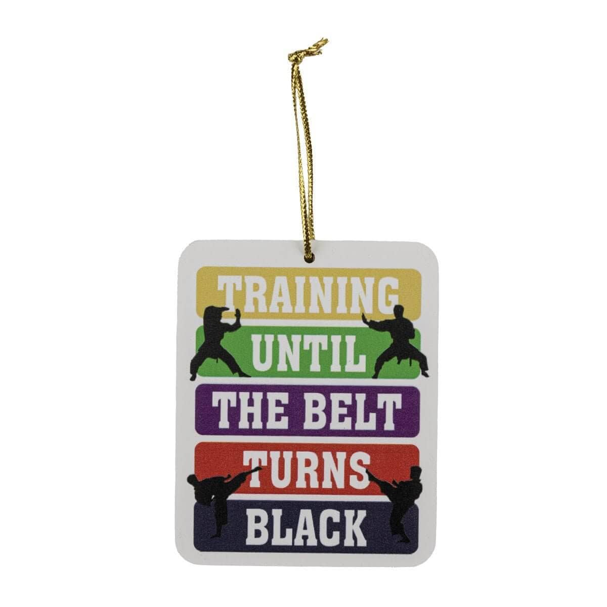 Eclipse Martial Art Supplies Sporting Goods Ornament - Train Until your belt turns black