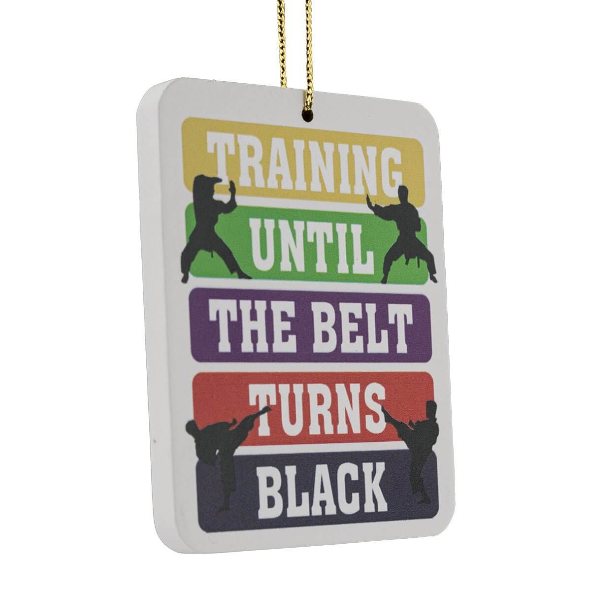 Eclipse Martial Art Supplies Sporting Goods Ornament - Train Until your belt turns black
