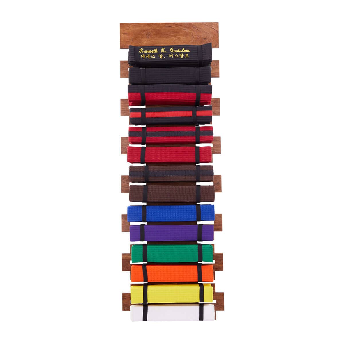 Eclipse Martial Art Supplies sporting goods 14 Level Belt Display Martial Arts Karate