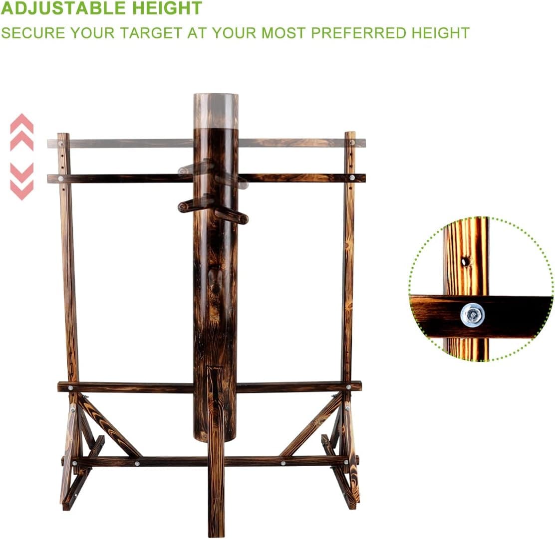 Eclipse Martial Art Supplies sporting goods Wood Wing Chun Adjustable Frame Target Training Dummy