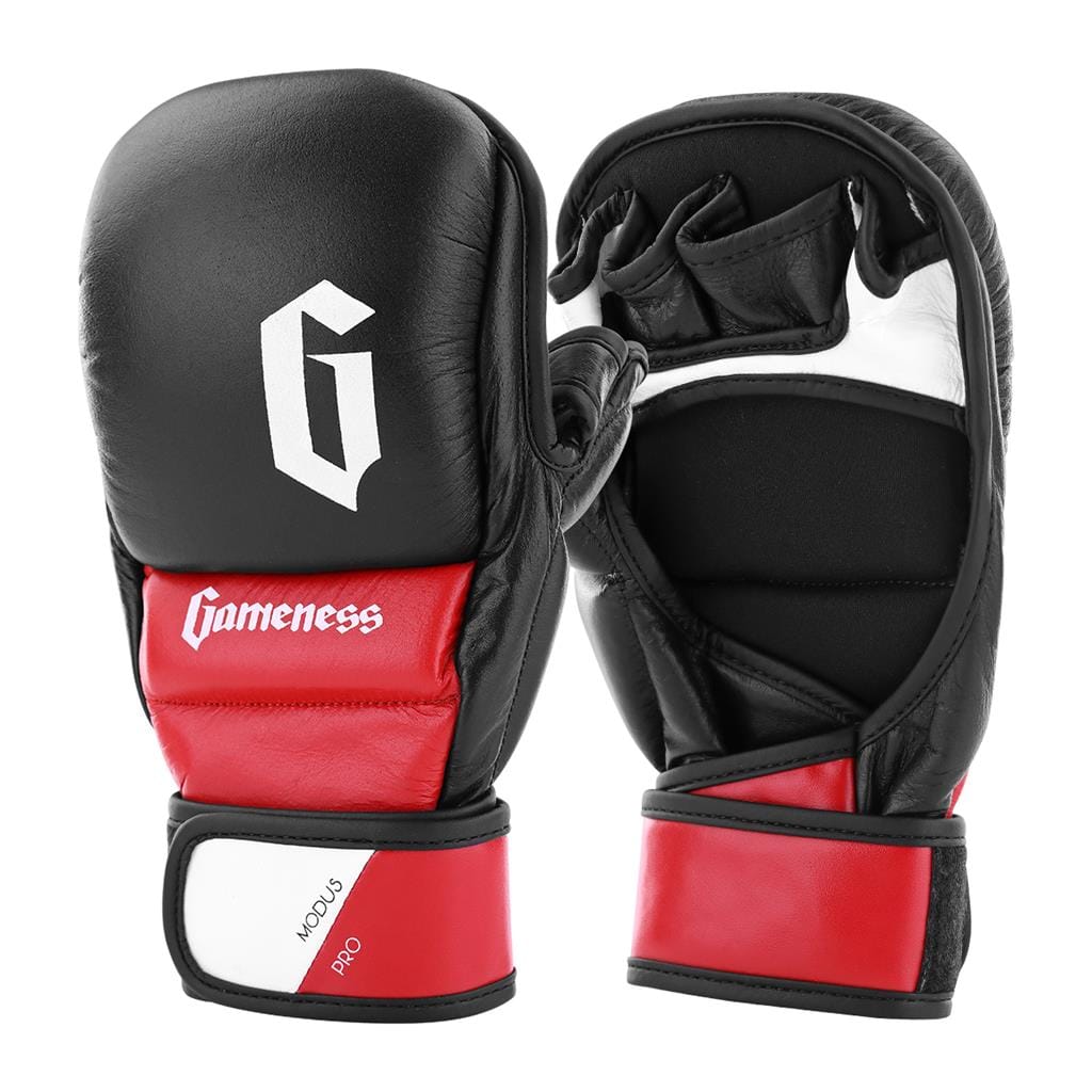 Eclipse Martial Art Supplies sporting goods black/white/red / small Modus Open Palm Gloves bag Training Gloves