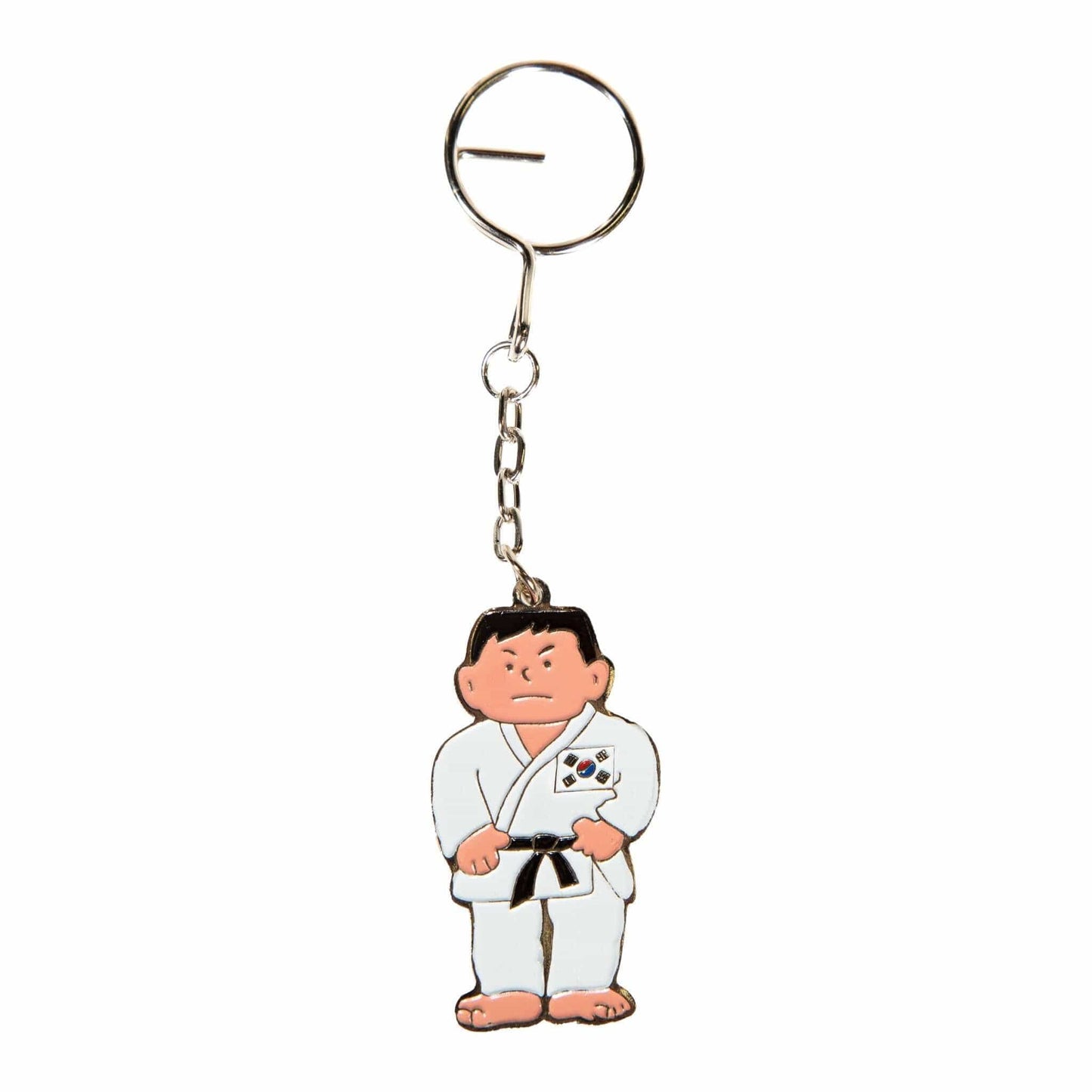 Eclipse Martial Art Supplies Sporting Goods Korean Karate Man with Flag Keychain