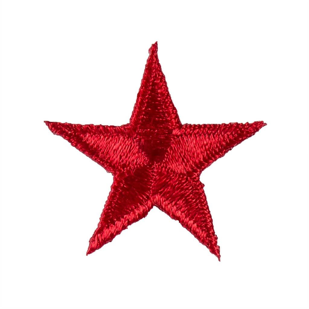 Eclipse Martial Art Supplies sporting goods Red Iron-On Star Patches - 10 Pack Martial Arts Karate