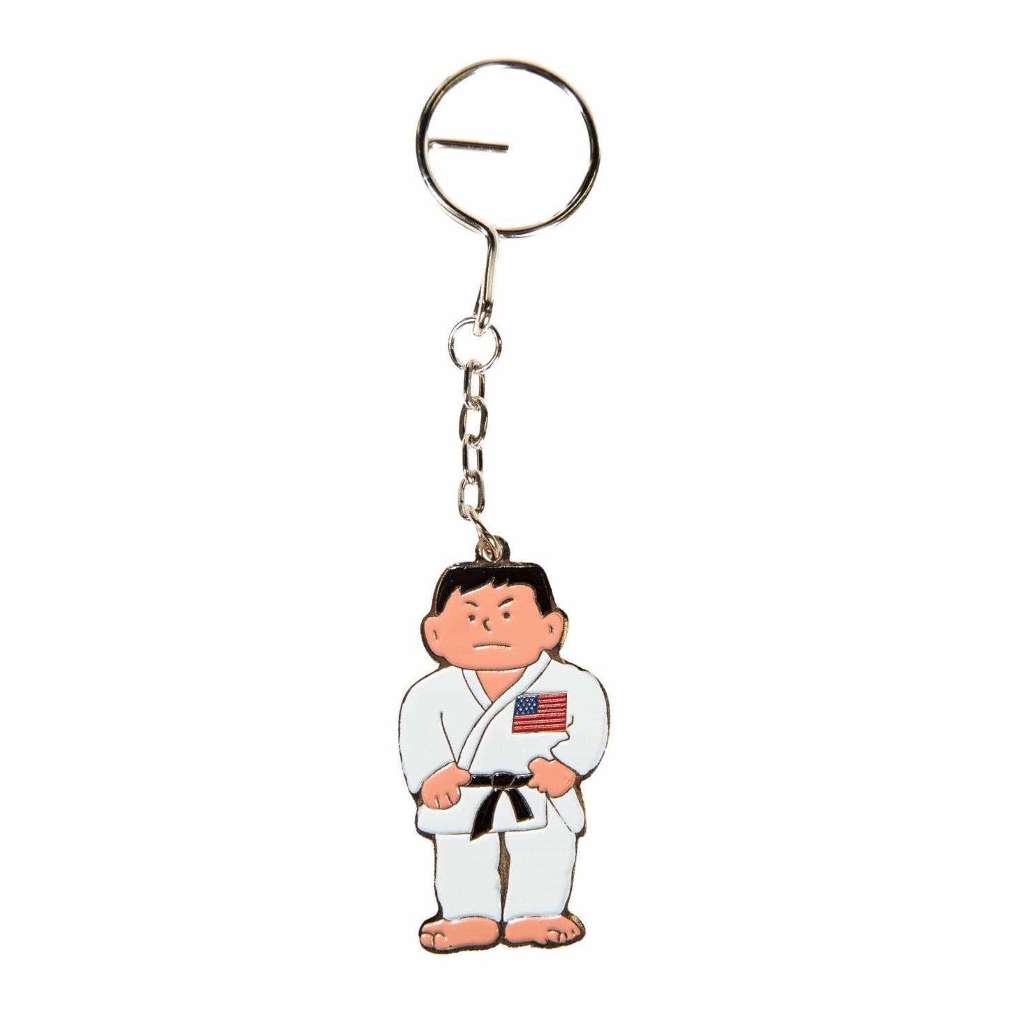 Eclipse Martial Art Supplies Sporting Goods USA Karate Man with Flag Keychain