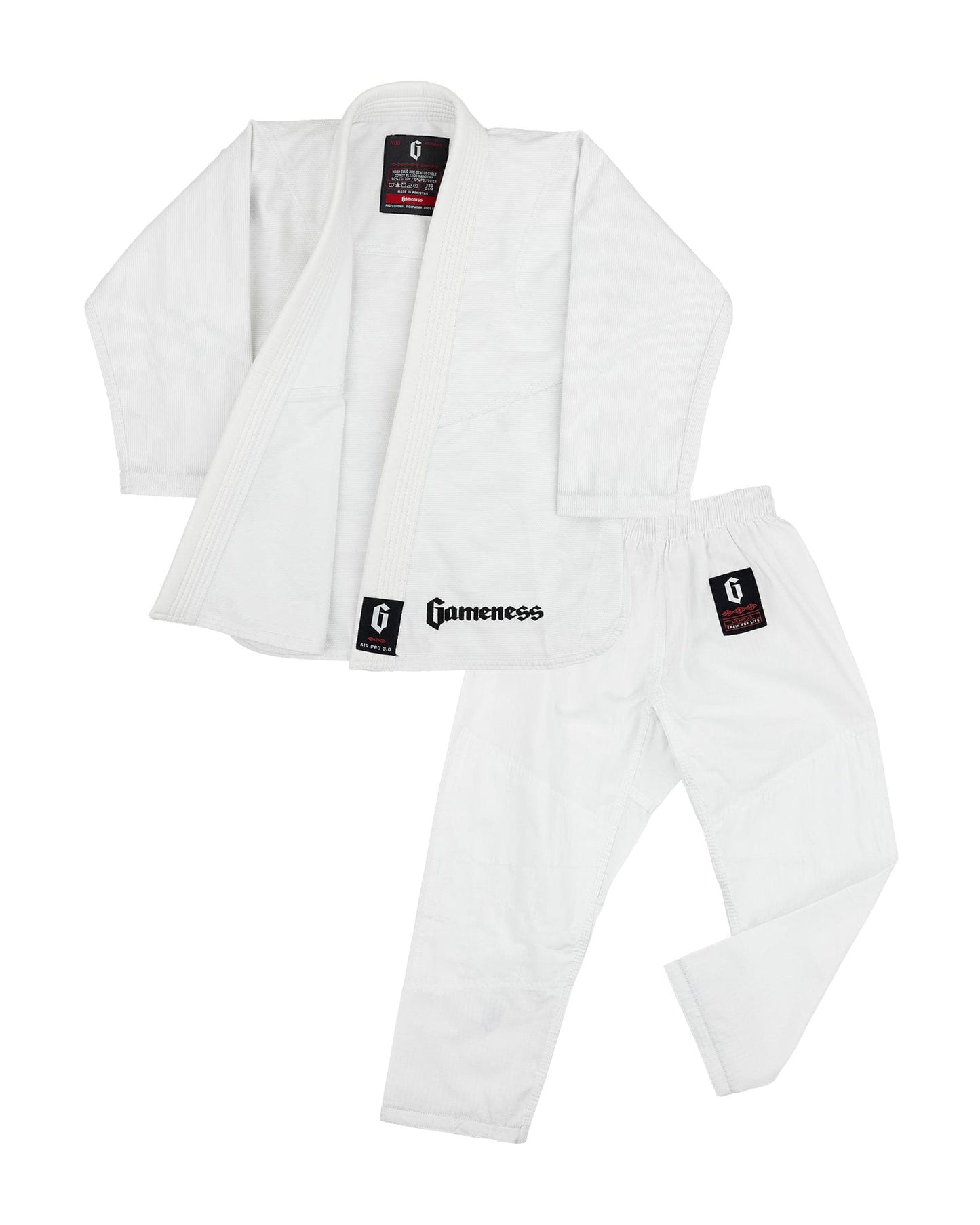 Eclipse Martial Art Supplies sporting goods white / 0000=M000 Gameness Youth Air Pro 3.0 Gi Brazilian JiuJitsu
