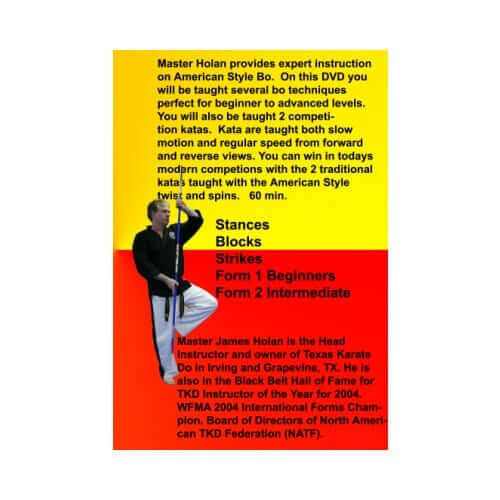 EclipseMartialArtsSupplies DVD Introduction to American style bo staff with James Holan