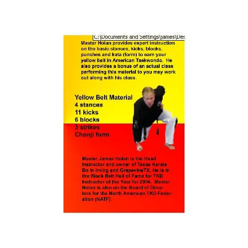 EclipseMartialArtsSupplies sporting goods Introduction to Taekwondo DVD by James Holan