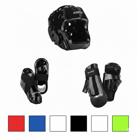 EclipseMartialArtSupplies sporting goods Century 5 piece karate Taekwondo sparring gear combo set