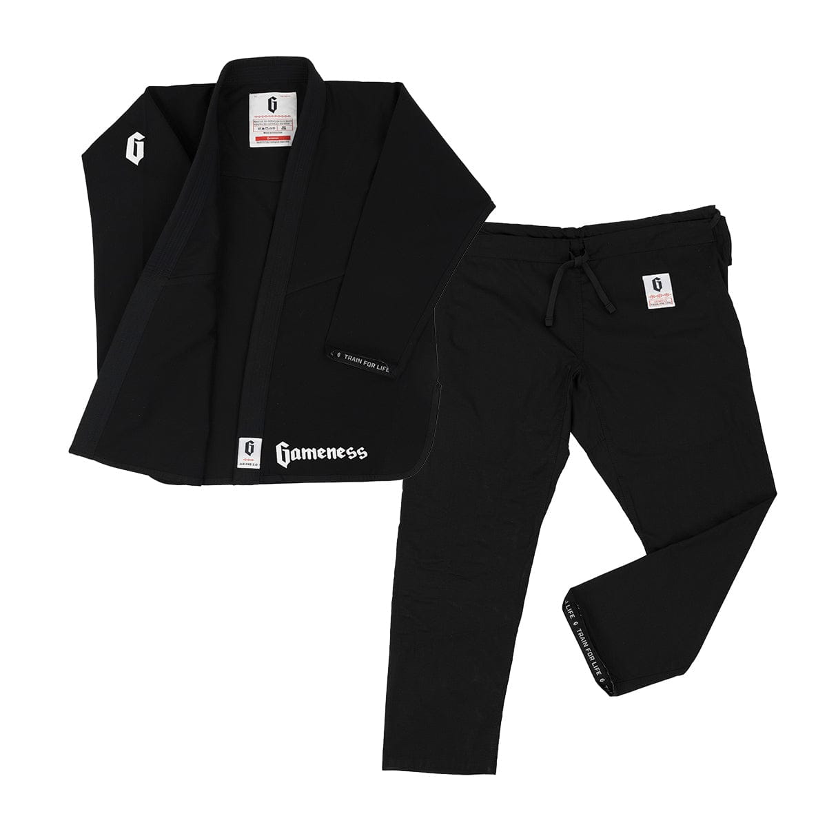 EclipseMartialArtSupplies sporting goods Black / A0 GAMENESS MENS AIR PRO GI 3.0 BJJ Brazilian Jiu jitsu