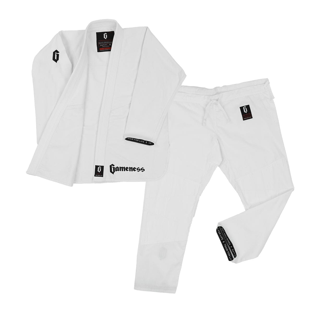 EclipseMartialArtSupplies sporting goods white / A0 GAMENESS MENS AIR PRO GI 3.0 BJJ Brazilian Jiu jitsu