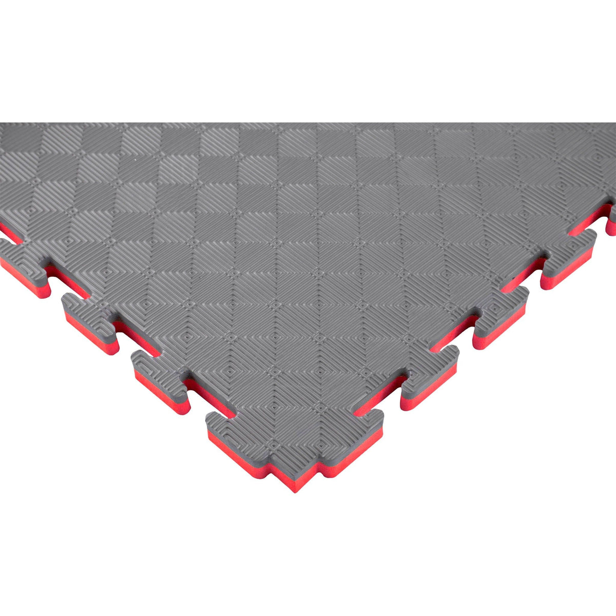 Fitvids Tumbling Mats Grey/Red ProForce Deluxe Reversible Jigsaw Mat 40 inch x 40 inch 9 pack