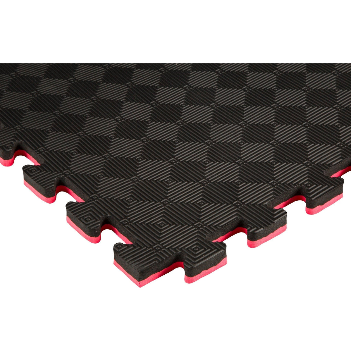 Fitvids Tumbling Mats Red/Black ProForce Deluxe Reversible Jigsaw Mat 40 inch x 40 inch 9 pack