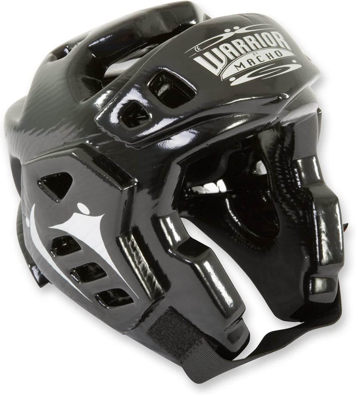 Macho sporting goods Black / adult Small Macho Warrior Karate Sparring Head Gear