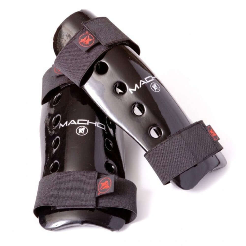 Macho sporting goods black / child Macho Dyna Karate martial Arts Shin Guards