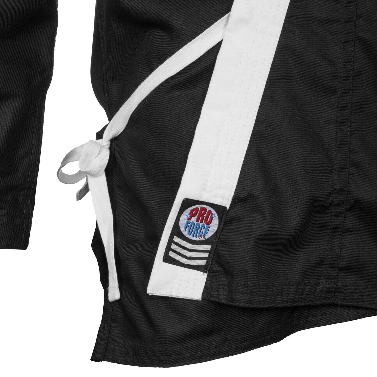 ProForce Karate Uniform ProForce 7.5 oz Instructor Karate Jacket Black with White