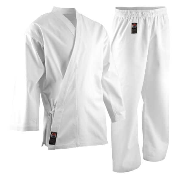 ProForce sporting goods 1- 4'9"/100 lbs ProForce® 10 oz. Karate Uniform - 55/45 Blend White