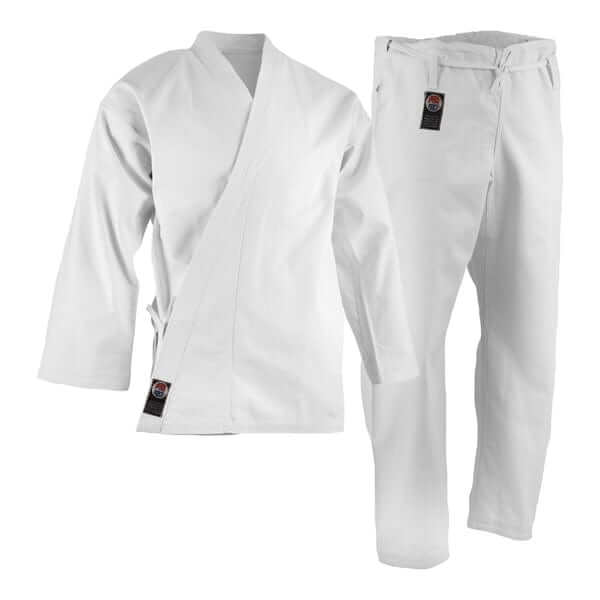 ProForce sporting goods 1- 4'9"/100 lbs ProForce 12 oz. Karate Uniform  100% Cotton White