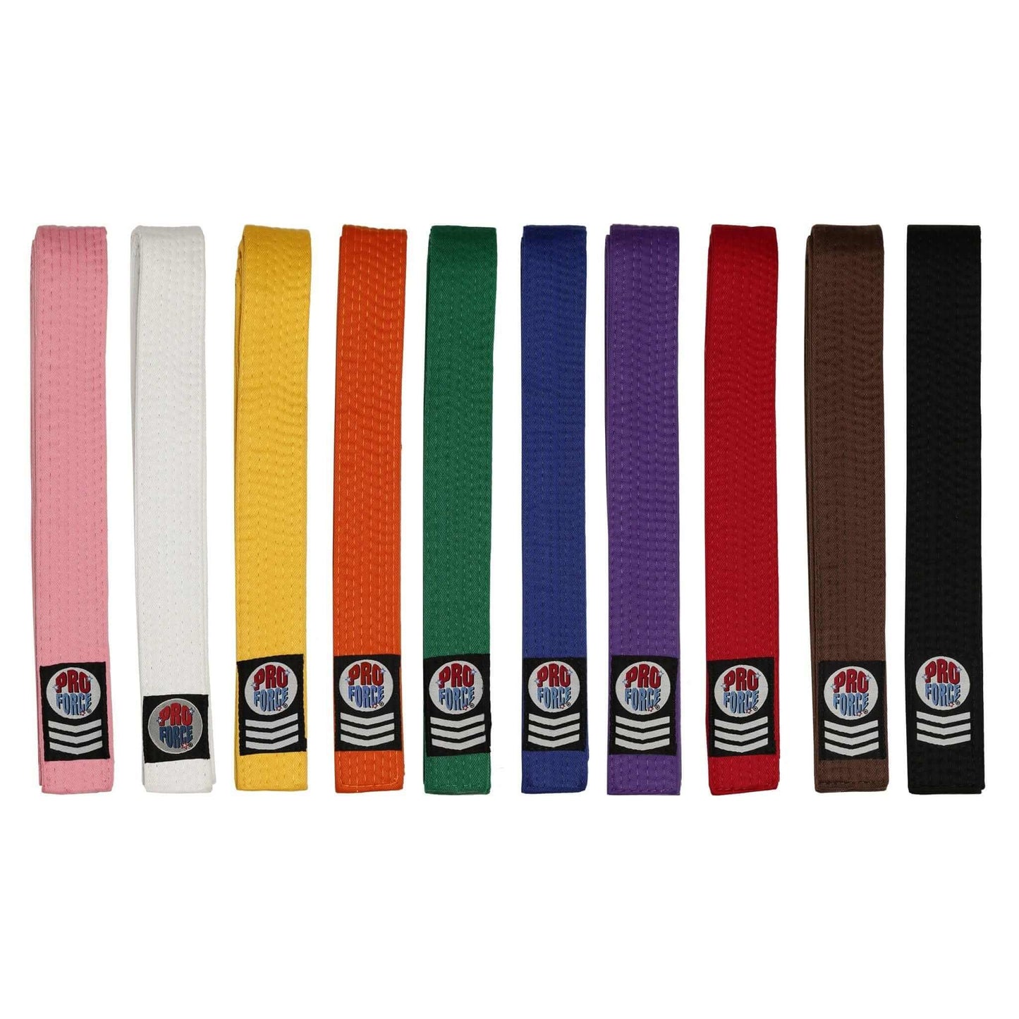 ProForce sporting goods ProForce II 1.5 inch Double Wrap Solid Karate Belts